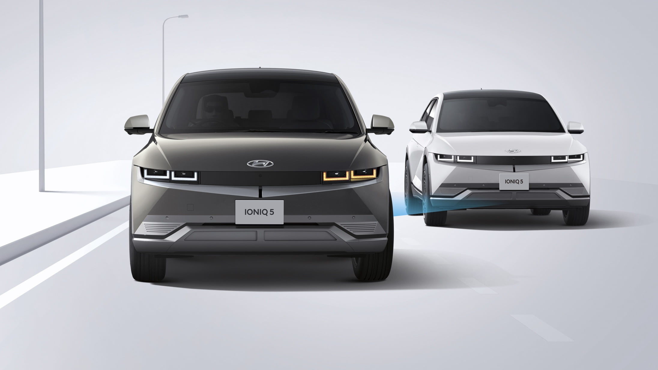 IONIQ 5 (アイオニック 5) 電気自動車 EV センサーシステム ブラインドスポットコリジョンアボイダンスアシスト - Hyundai Mobility Japan (ヒョンデモビリティジャパン)
