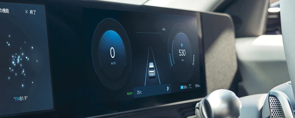 The new IONIQ 5 (アイオニック５)インテリア - 12.3インチカラーLCDクラスター - Hyundai Mobility Japan (ヒョンデ ジャパン)