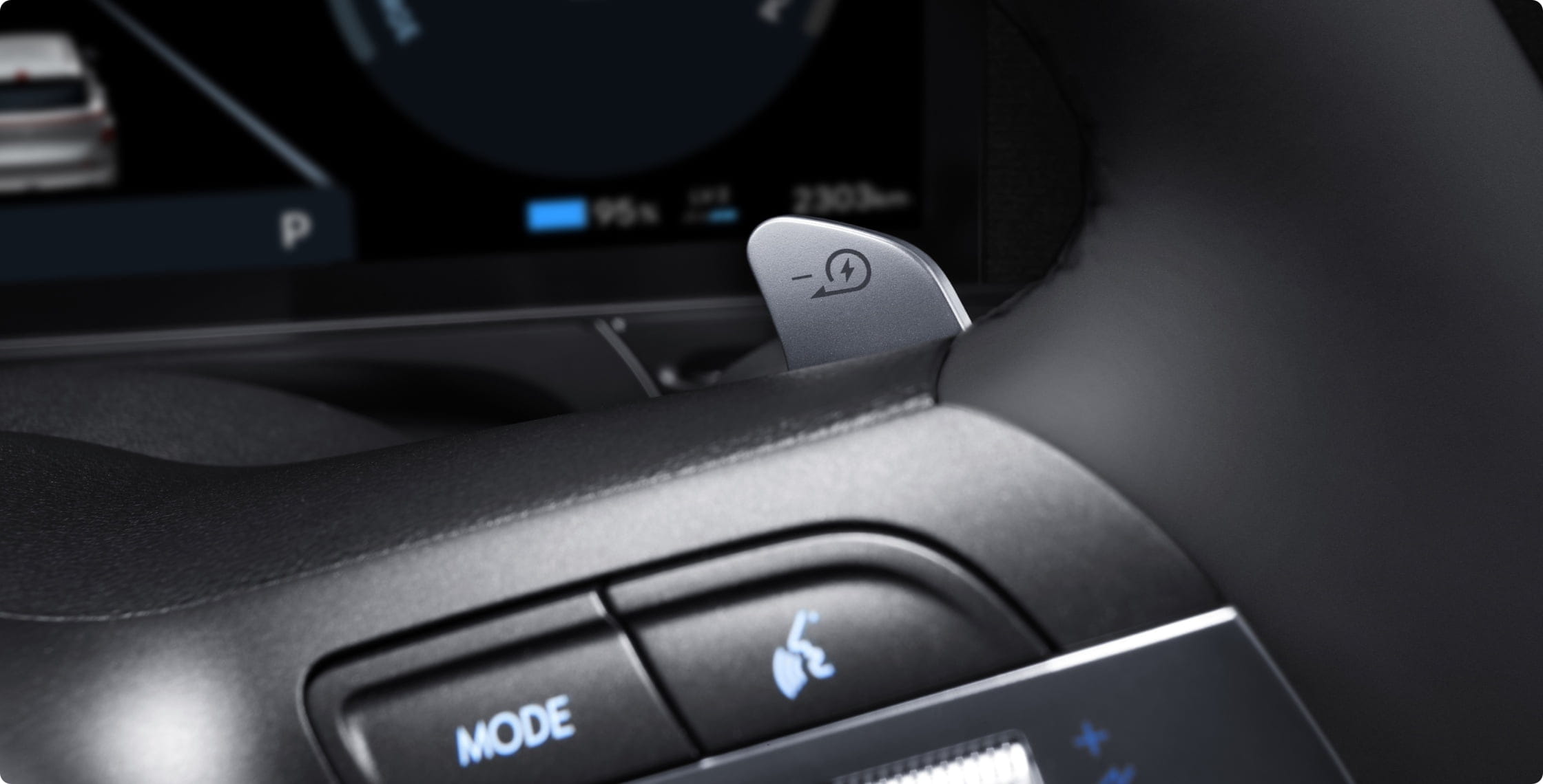 KONA EV Function 回生ブレーキコントロールパドル/スマート回生ブレーキ - Hyundai Mobility Japan (ヒョンデ ジャパン)