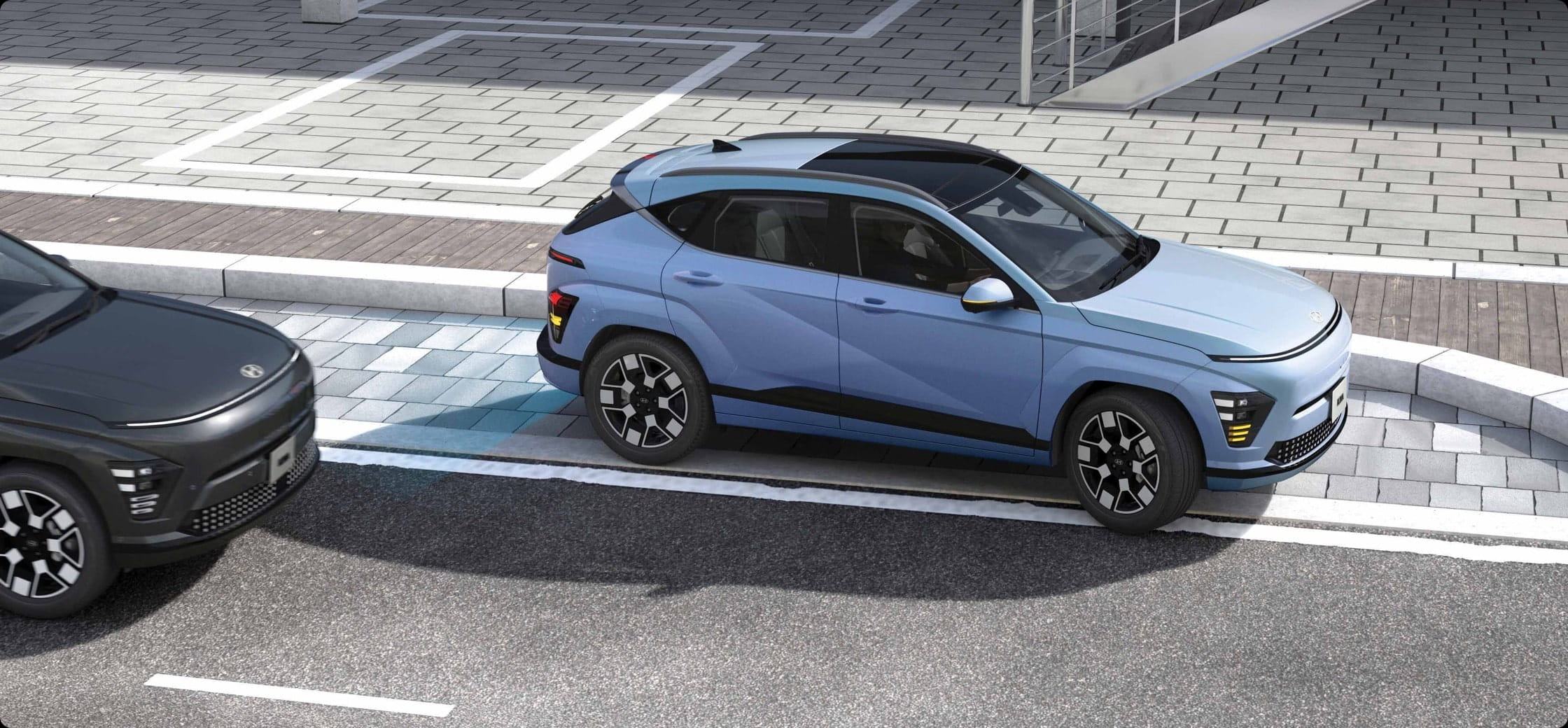 KONA EV ブラインドスポットコリジョンアボイダンスアシスト(前進出庫/走行) - Hyundai Mobility Japan (ヒョンデ ジャパン)