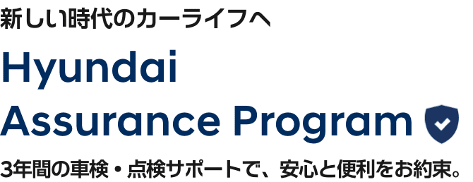 Hyundai Assurance Program 保険 プログラム - Hyundai Mobility Japan (ヒョンデモビリティジャパン)