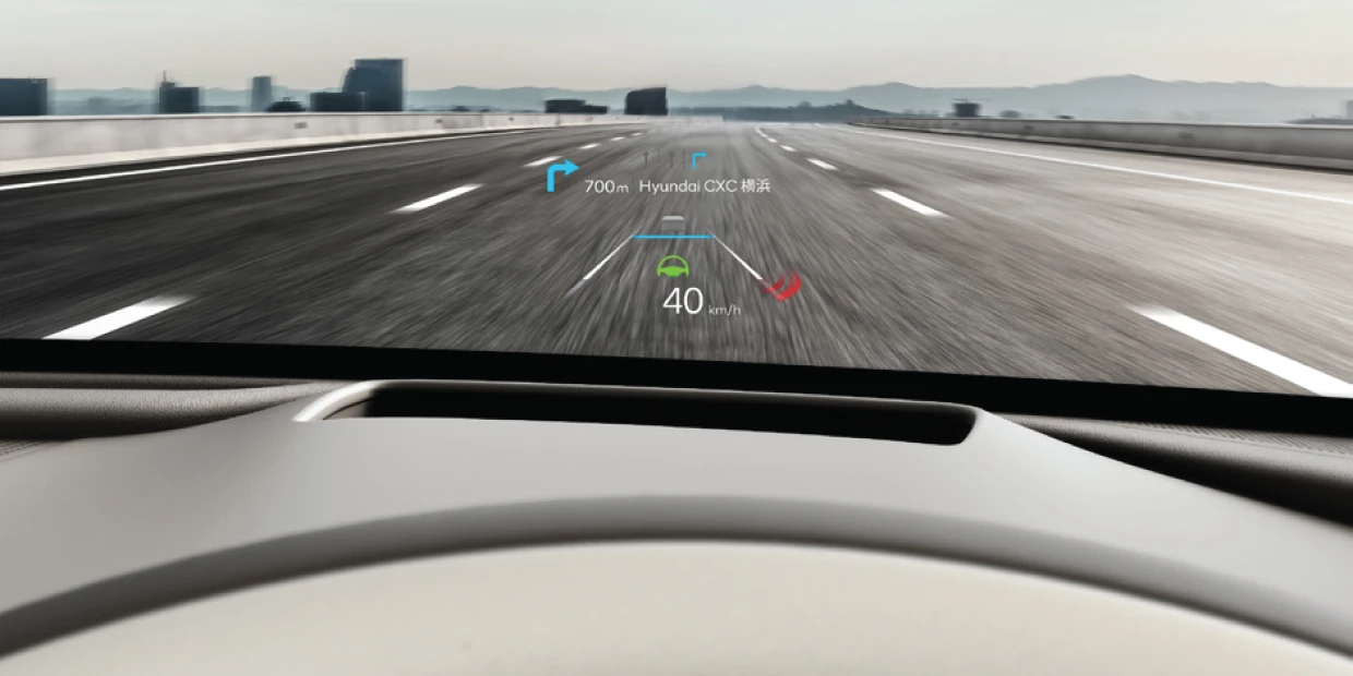 ヘッドアップティスプレイ(HUD) - Hyundai Mobility Japan (ヒョンデ ジャパン)