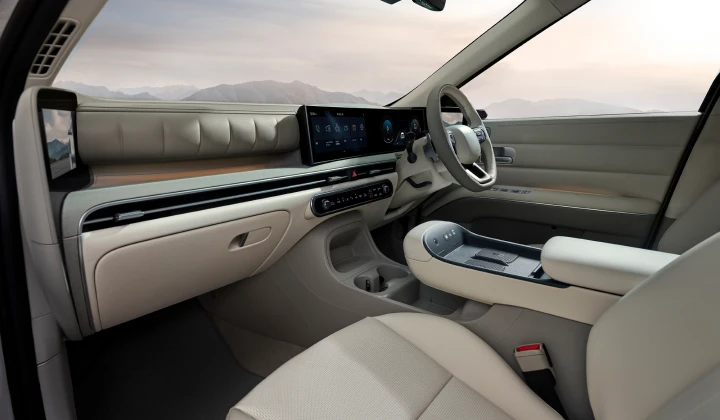 モダンなデザインのThe all-new NEXO車内 - Hyundai Mobility Japan (ヒョンデ ジャパン)