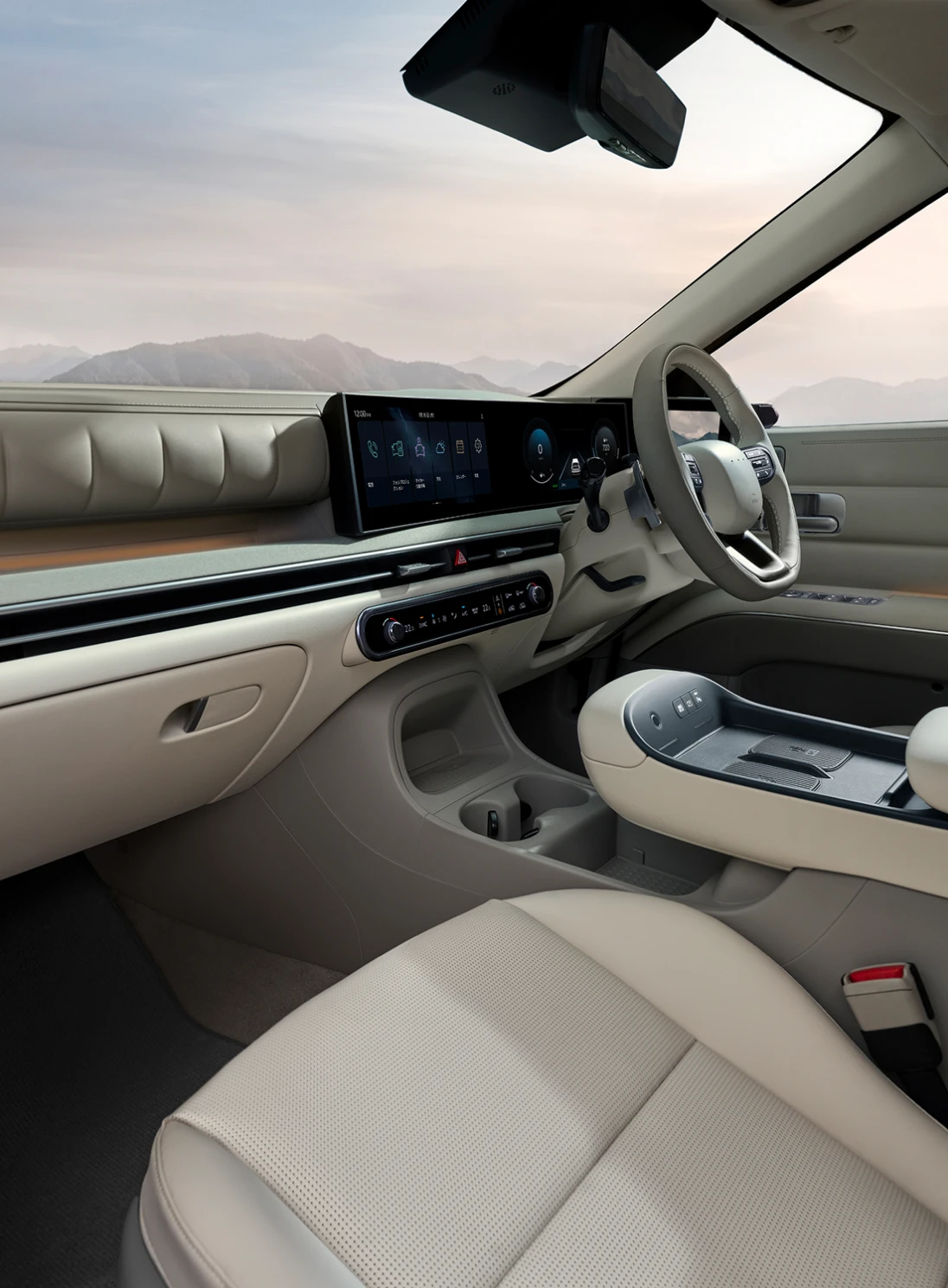 モダンなデザインのThe all-new NEXO車内 - Hyundai Mobility Japan (ヒョンデ ジャパン)