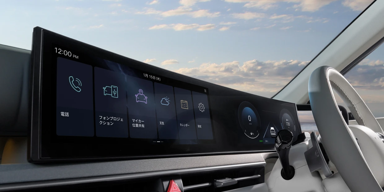 12.3インチ パノラミックカーブドティスプレイ - Hyundai Mobility Japan (ヒョンデ ジャパン)