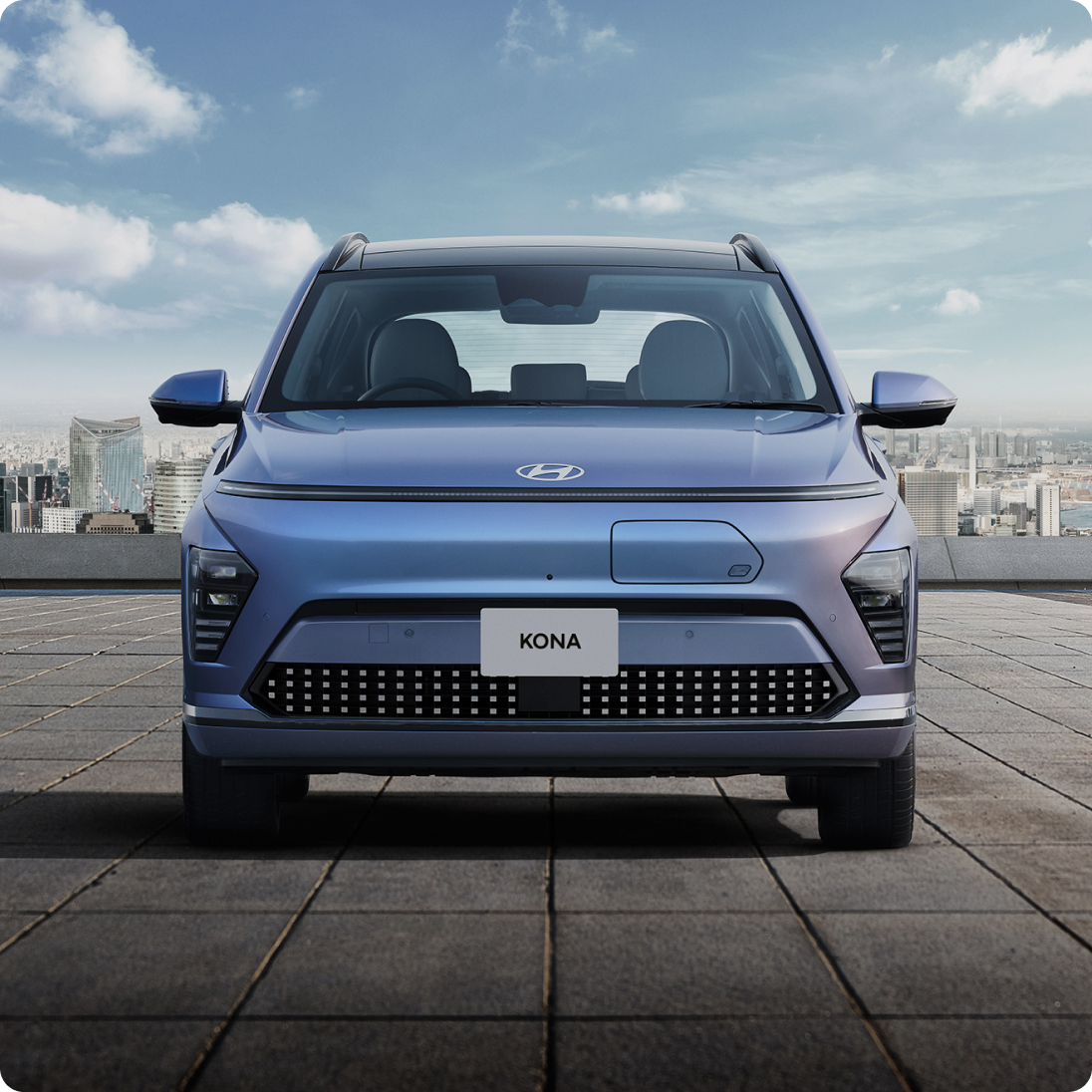 KONA(コナ) 正面 充電所要時間 - Hyundai Mobility Japan (ヒョンデ ジャパン)