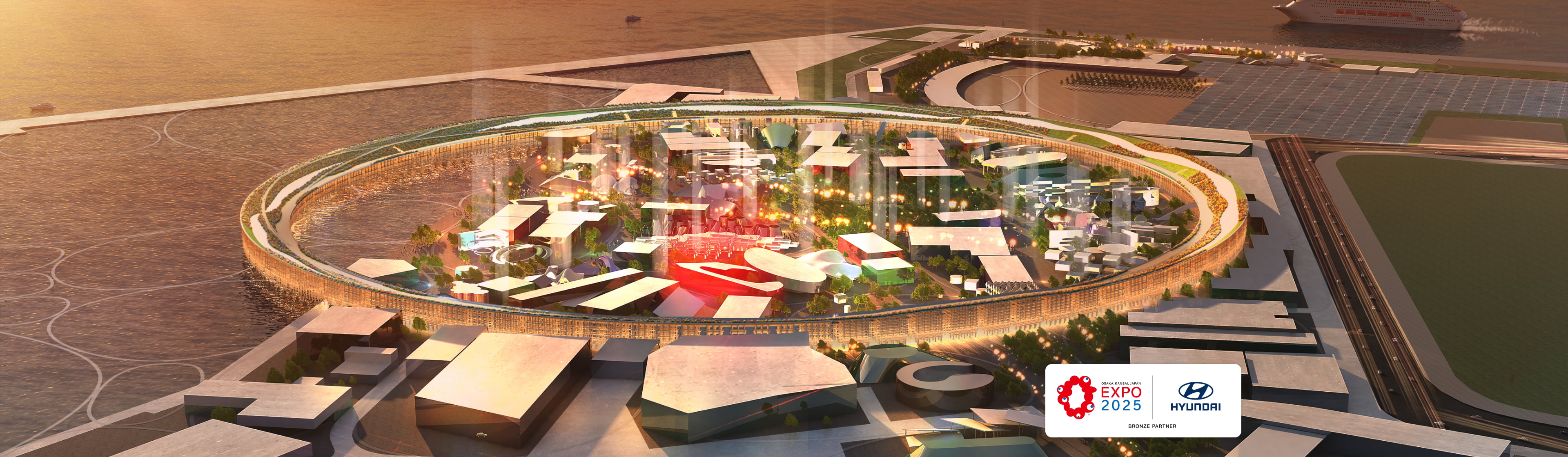 EXPO 2025 sunset