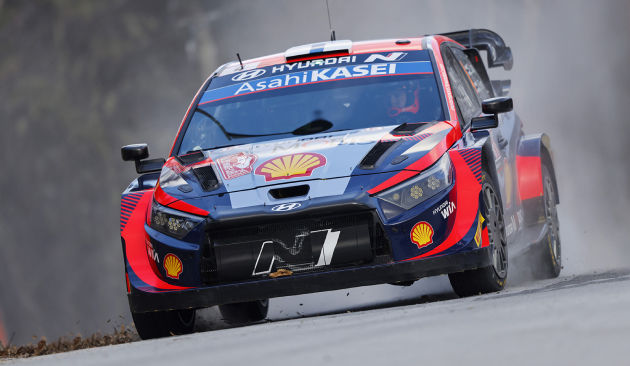 WRC Rally Japan 2023から道路を走るi20 N Rally 1  -  ヒョンデモビリティジャパン ブランドストーリー