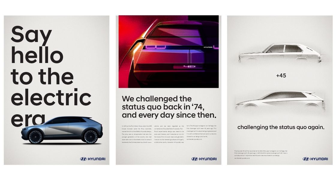 IAA 2019で発表された現代コンセプトカー45のビンテージ広告の再現 - ヒョンデモビリティジャパン ブランドストーリー