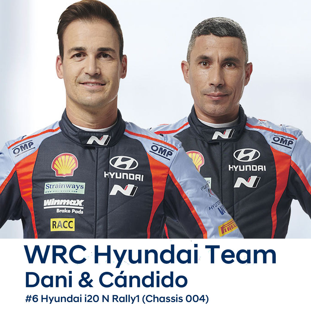 WRC Rally Japan 2022 Hyundai ヒーローのDani Sordo and Cándido Carrera - ヒョンデモビリティジャパン ブランドストーリー