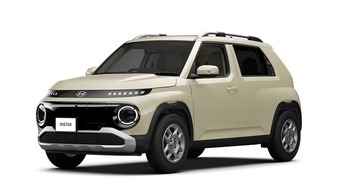 INSTER Voyage バタークリームイエローパール / ベージュモノトーン ヒョンデモビリティジャパン早期納車可能な車両