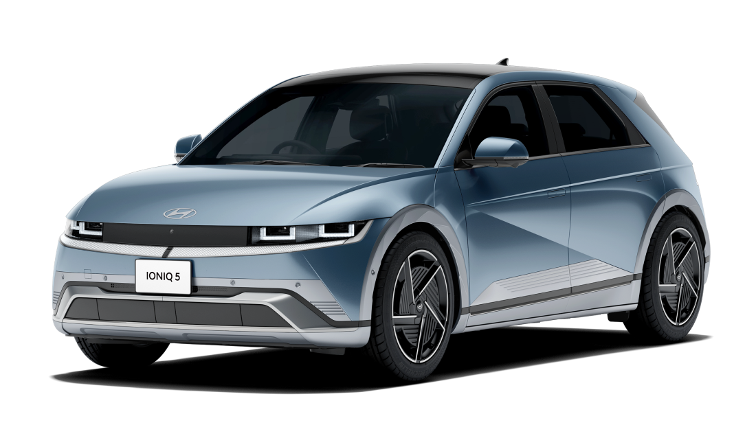 IONIQ 5 Lounge AWD ルーシッドブルーパール / テラブラウン ヒョンデモビリティジャパン早期納車可能な車両