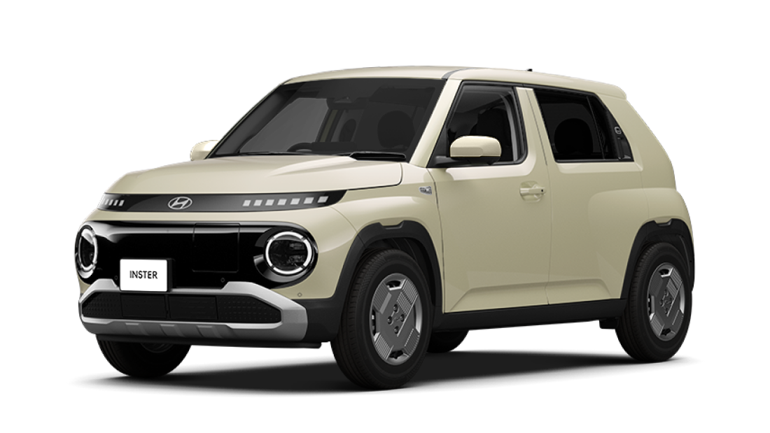 INSTER Voyage L バタークリームイエローパール / ブラックモノトーン ヒョンデモビリティジャパン早期納車可能な車両