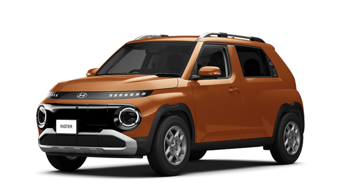 INSTER Voyage シエナオレンジメタリック / ブラックモノトーン ヒョンデモビリティジャパン早期納車可能な車両