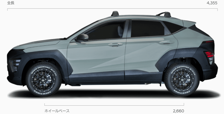 KONA Mauna Loa (コナマウナロア）エクステリア 側面 - Hyundai Mobility Japan (ヒョンデ ジャパン) 