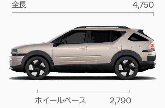 NEXO (ネッソ)エクステリア 側面 - Hyundai Mobility Japan (ヒョンデ ジャパン) 