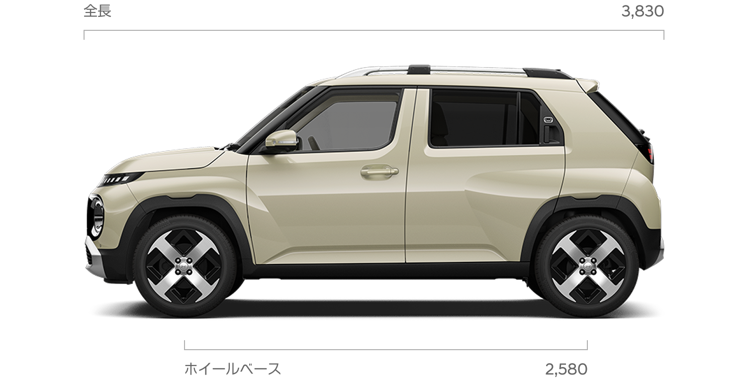 INSTER エクステリア 側面 - Hyundai Mobility Japan (ヒョンデ ジャパン) 