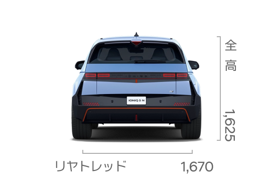 IONIQ 5 N 後面